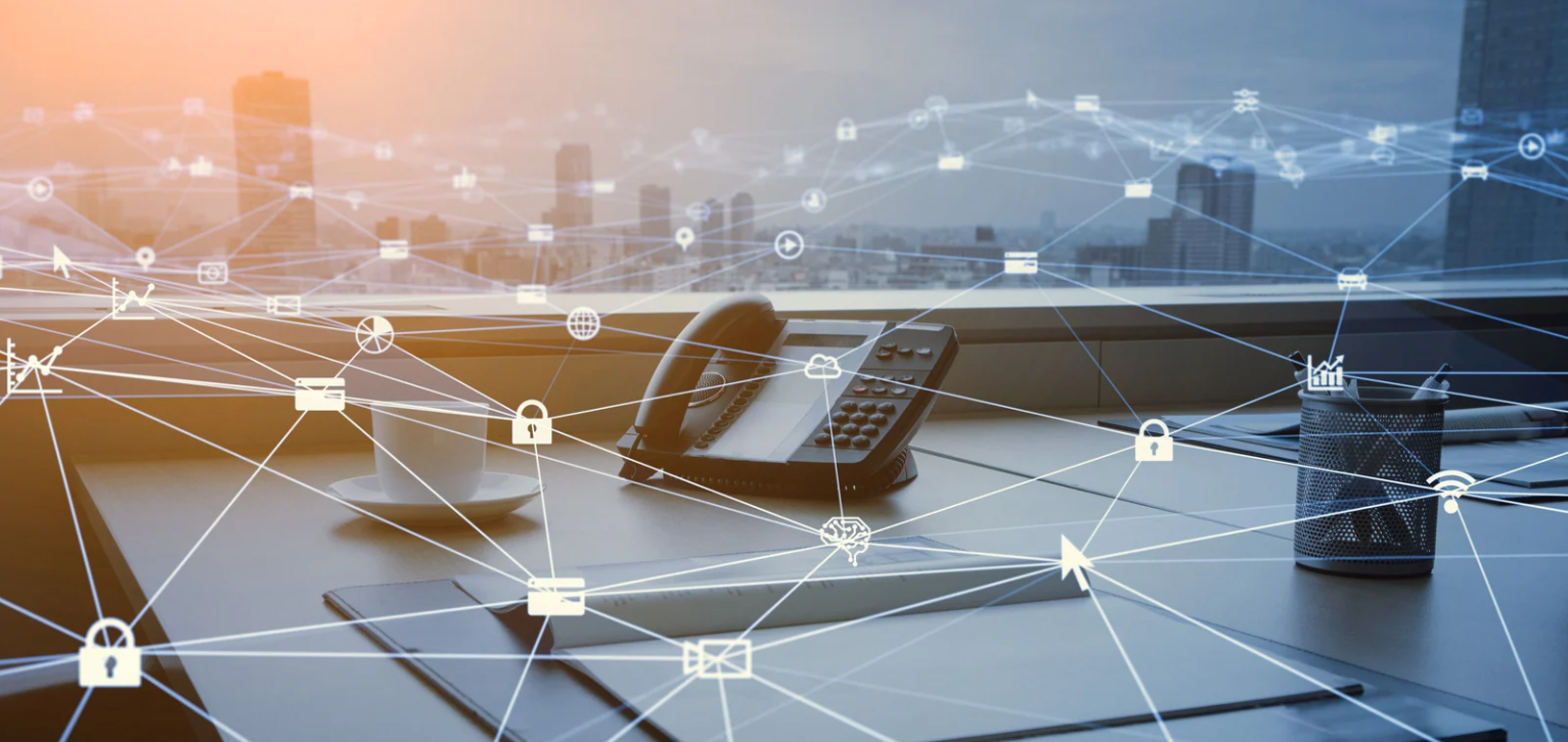 modernes, cloudbasiertes Kommuikationsnetzwerk